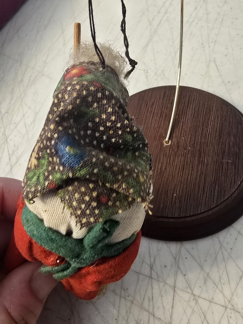 Vtg Scandinavian or Norwegian "Kitchen Witch" Good Luck Doll Ornament READ - Picture 7 of 9